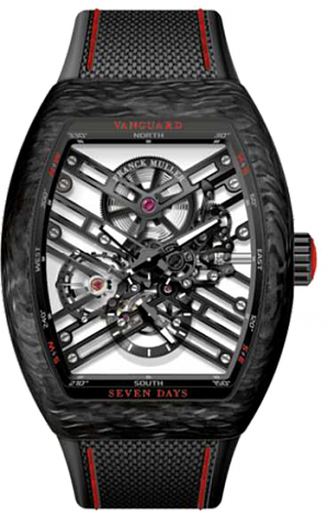 Buy Replica Franck Muller Vanguard CARBON SKELETON V 45 S6 SQT CR watch